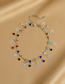 Fashion 5# Necklace Alloy Geometric Crystal Necklace