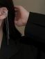 Fashion Ear Clip - Silver Color Alloy Geometric Tassel Butterfly Tassel Drop Earrings