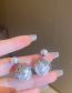 Fashion 26# Silver Needle - Gold Geometric Diamond Pearl Heart Stud Earrings