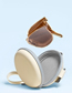 Fashion Low Profile Folding Box Pc Geometric Sunglasses Folding Case