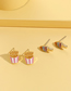 Fashion Fries Alloy Drip Oil French Fries Earrings