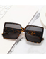 Fashion Bright Black Framed Tea Tablets Pc Square Large Frame Sunglasses
