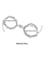 Fashion 4# Alloy Geometric Chain Magnetic Love Bracelet