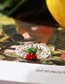 Fashion 5# Crystal Beaded Braided Flower Ring