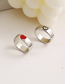 Fashion 3# Alloy Geometric Butterfly Ring Set