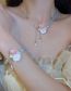 Fashion Bracelet - Color Crystal Beaded Flower Pearl Bracelet
