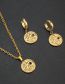 Fashion Necklace Titanium Geometric Snake Medal Necklace