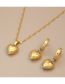 Fashion Necklace Titanium Steel Geometric Heart Necklace