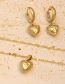Fashion Earrings Titanium Steel Geometric Heart Earrings