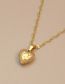 Fashion Necklace Titanium Steel Geometric Heart Necklace