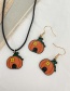 Fashion Color-2 Alloy Drip Halloween Pumpkin Earrings