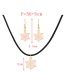 Fashion Color Alloy Drip Oil Halloween Spider Web Pu Necklace