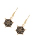 Fashion Color-2 Alloy Drop Oil Halloween Spider Web Earrings