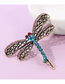 Fashion Butterfly (2 Pairs) Alloy Diamond Dragonfly Hair Clip