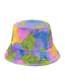 Fashion D Plush Rainbow Tie-dye Bucket Hat