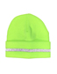 Fashion Green Rolled Reflective Knitted Beanie Hat