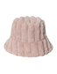 Fashion Pink Plush Bucket Hat