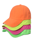 Fashion Fluorescent Orange Cotton Brim Baseball Cap