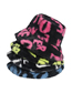 Fashion Rose Red Letter Print Faux Rabbit Bucket Hat