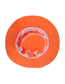 Fashion Fluorescent Orange Cotton Air Eye Bucket Hat