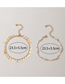 Fashion Gold Alloy Water Drop Disc Pearl Beaded Multilayer Anklet