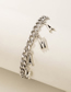 Fashion Silver Alloy Letter Mama Anklet