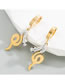 Fashion Snake (large) Titanium Diamond Snake Earrings