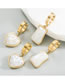 Fashion Love Titanium Shell Heart Earrings