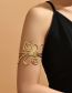 Fashion Gold Alloy Skeleton Butterfly Open Arm Bracelet