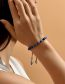 Fashion Royal Blue Geometric Beaded Bracelet
