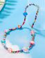 Fashion Suit Colorful Rice Beads Beaded Sunflower Smiley Butterfly Necklace