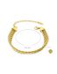 Fashion Gold Titanium Steel Gold Plated Braided Twist Bracelet