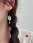 Fashion A Pair Of S925 Silver Needle Long Astronaut Earrings Alloy Mesh Astronaut Tassel Asymmetric Drop Earrings