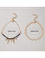 Fashion Gold Alloy Geometry Bullet Triangle Multilayer Anklet