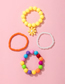 Fashion Color Rice Beaded Daisy Multilayer Bracelet