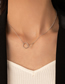 Fashion 5# Alloy Geometric Ring Triangle Necklace