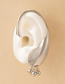 Fashion Silver Alloy Geometric Ball Fringe Earrings