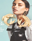 Fashion Gold Alloy Fish-shaped Three-dimensional Relief Earrings
