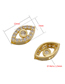 Fashion White Gold Copper Diamond Eye Diy Jewelry Accessories