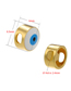 Fashion Blue-green Copper Gold Plated Oil Drop Eye Diy Jewelry Accessories