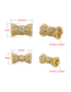 Fashion 7*10.5mm Gold Rose Red Diamond Copper Gold-plated Big Hole Diamond Small Waist Diy Jewelry Accessories