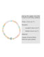 Fashion White Colorful Rice Beads Beaded Oil Eye Bracelet