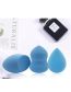 Fashion Light Blue Beveled Single Pack + Shelf Gourd Drop Beveled Makeup Egg