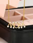 Fashion Gold Copper-inlaid Zirconium Mom Necklace