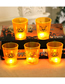 Fashion Pumpkin Halloween Candle Light Cup (with Battery)