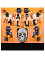 Fashion Halloween Undead Skull Set (10 Pieces) Halloween Grim Reaper Skull Handprint Balloon Set