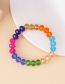 Fashion Color Colorful Crystal Colorful Transfer Beaded Bracelet