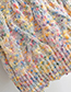 Fashion Creamy-white Colorful Twist Knit Pullover Sweater