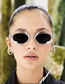 Fashion 7 Purple Frame Gray Sheet Snake Wrap Small Frame Sunglasses