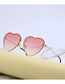 Fashion Silver Frame Top And Blue Powder Flakes Pc Love Sunglasses